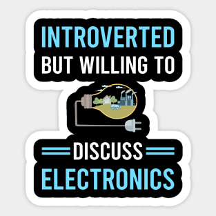 Introverted Electronics Sticker